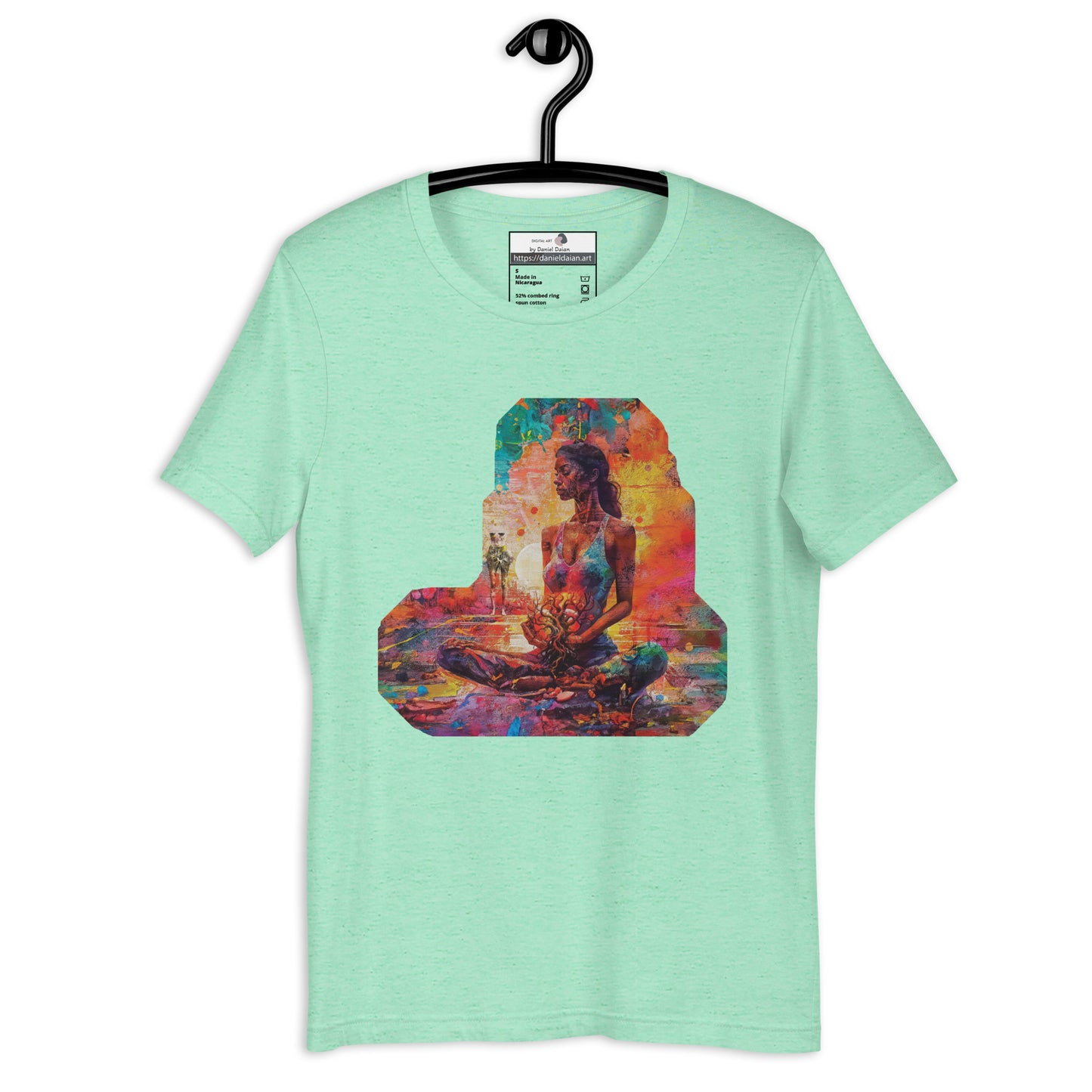 "heart's lullaby" - unisex t-shirts - light colors